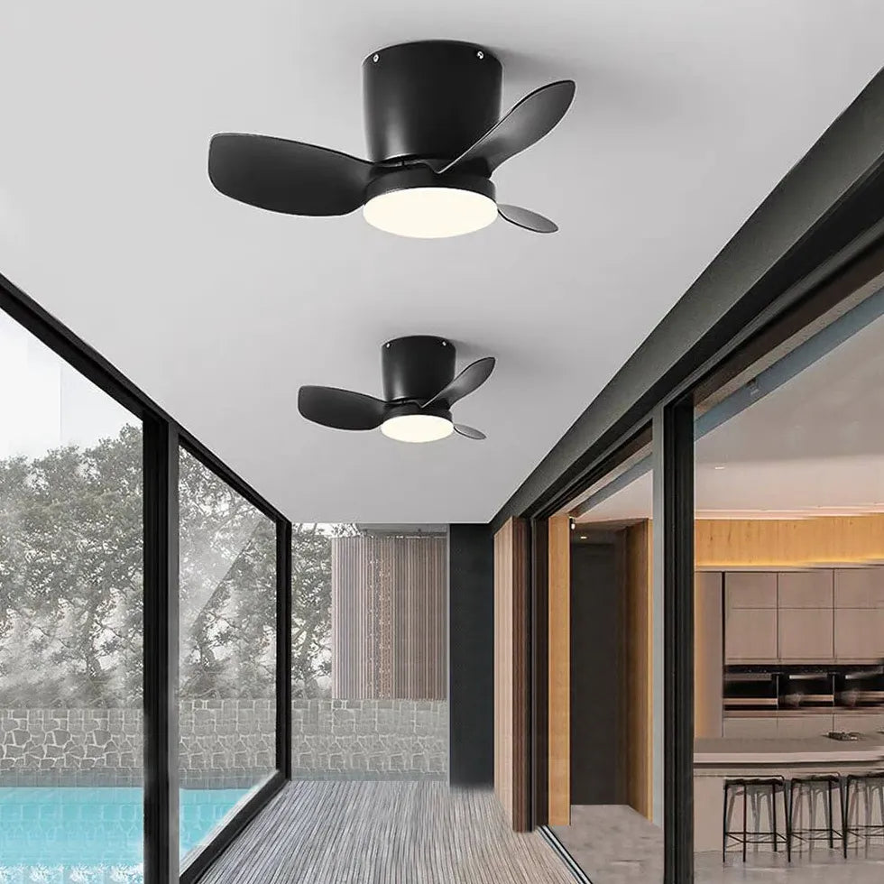 Ceiling Fan With Light For Bedroom Walters Metal Dimmable Led Ip20