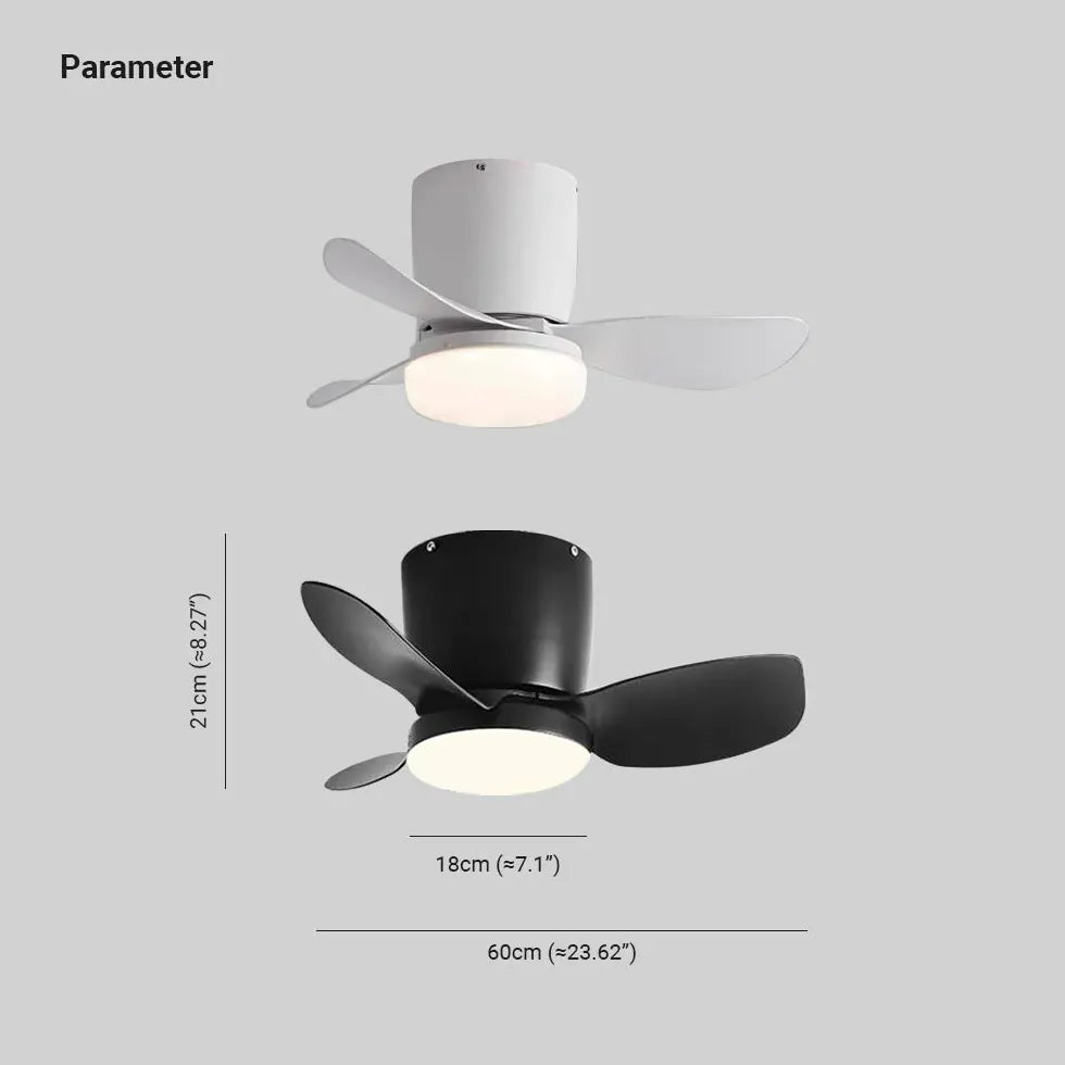 Ceiling Fan With Light For Bedroom Walters Metal Dimmable Led Ip20