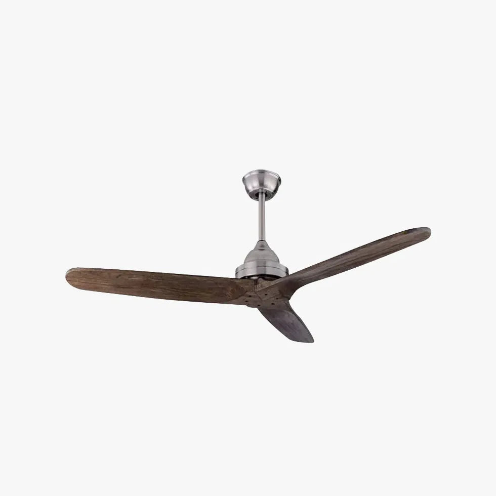 Walters 3-blade Industrial Black Dc Ceiling Fan For Study Room Walters Metal & Wood Ip20