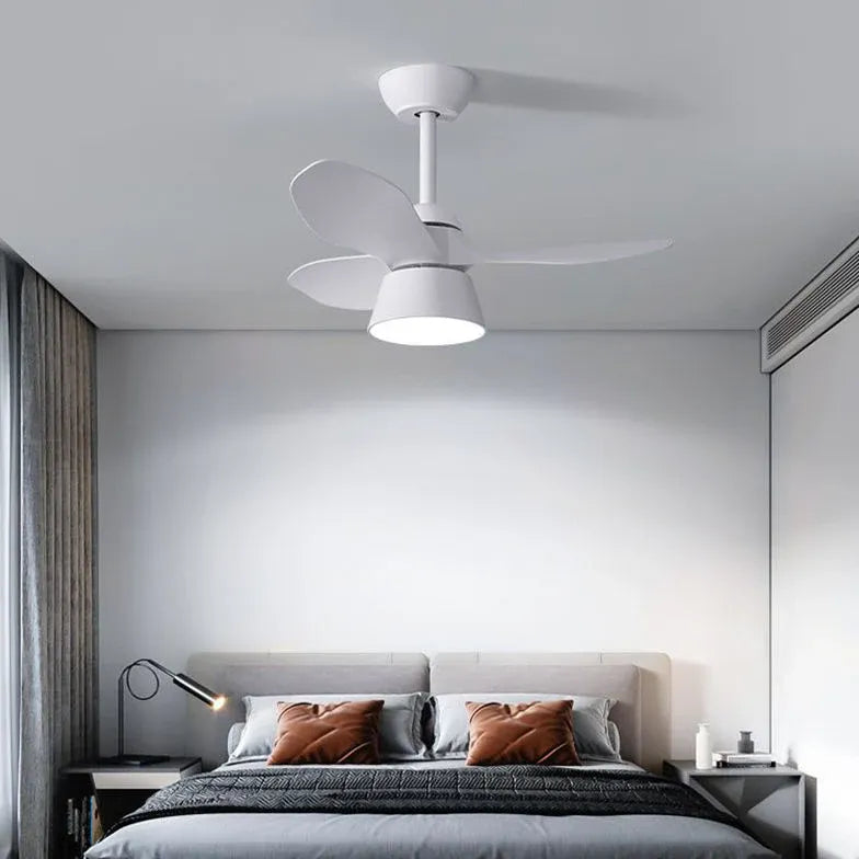 Ceiling Fan With Light For Bedroom Walters Metal Dimmable Led