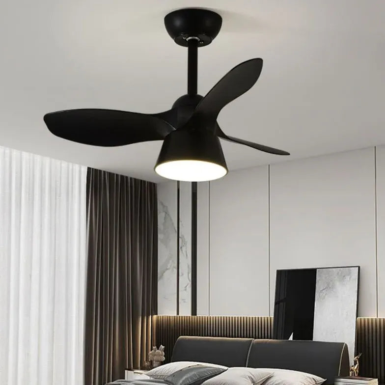 Ceiling Fan With Light For Bedroom Walters Metal Led