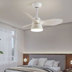 Ceiling Fan With Light For Bedroom Walters Metal Led