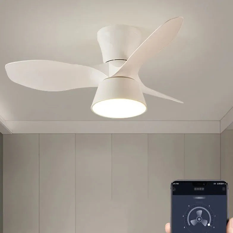 Ceiling Fan With Light For Bedroom Walters Metal Led