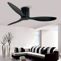 Black Ceiling Fan With Light For Study Room Walters Metal & Abs