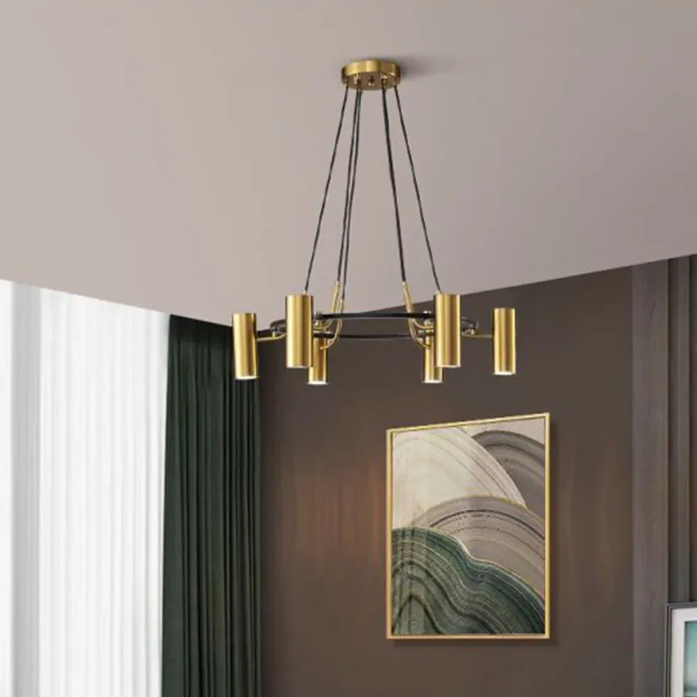 Gold Chandelier For Bedroom Weiss Metal Led