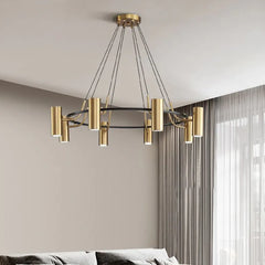 Gold Chandelier For Bedroom Weiss Metal Led