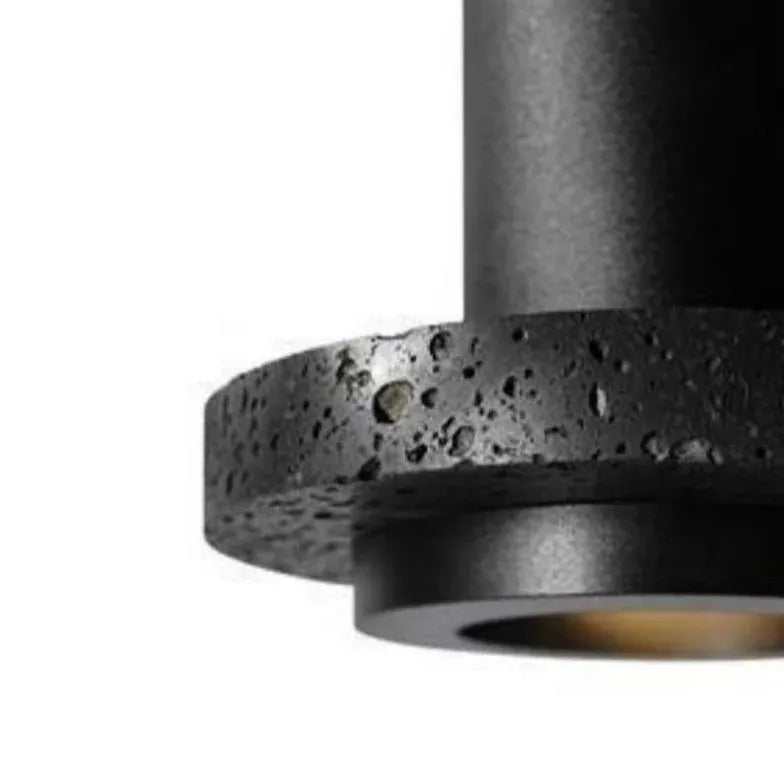 Black Bedside Pendant Light For Bedroom Zaid Stone