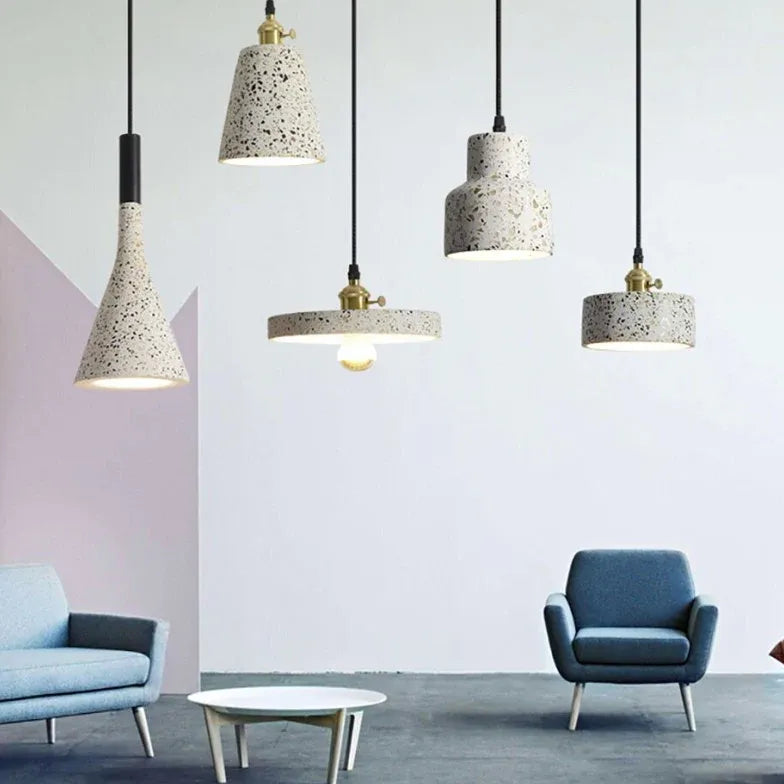 Modern Stone Light Single Pendant