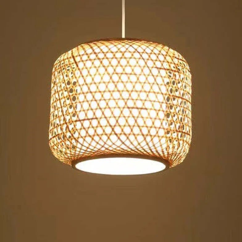 Bamboo Natural Rattan Pendant Light